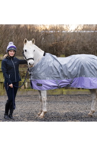 Hy Equestrian StormX Original This Esme 0 Turnout Rug 35094 - Lavender / Grey